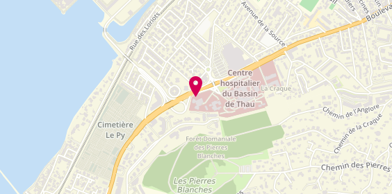 Plan de BIOLCHINI Maëlle, Boulevard Camille Blanc, 34207 Sète