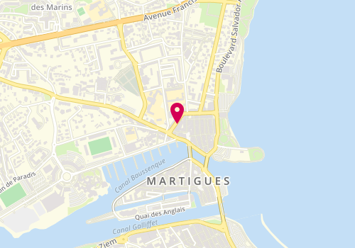 Plan de BOULAT Mathilde, 2 Boulevard du 14 Juillet, 13500 Martigues