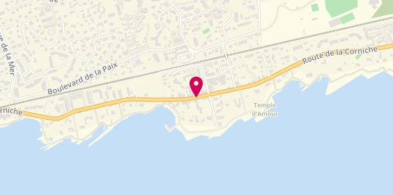 Plan de DEBEVER-LAMBOT Caroline, 2255 Route de la Corniche, 83700 Saint-Raphaël