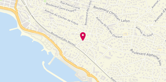 Plan de BRUNISSO Marie, 84 Avenue du parc des Myrtes, 83700 Saint-Raphaël