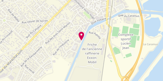 Plan de BRES Laurine, 9 Rue du Negoce, 34110 Frontignan