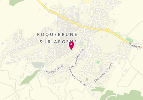 Plan de FAUCON Christien Manon, 9 Bis Rue des Bouchonniers, 83520 Roquebrune-sur-Argens