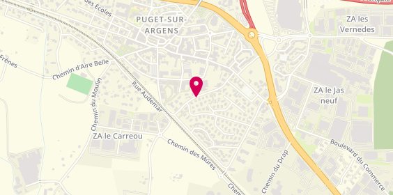 Plan de BEJAN Grigore, 124 Boulevard de Provence, 83480 Puget-sur-Argens
