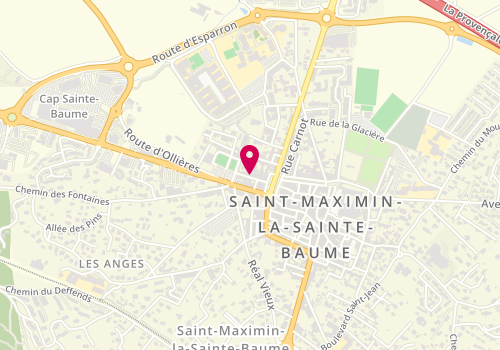 Plan de GADIOLLET Jean Claude, Rue Gutenberg, 83470 Saint-Maximin-la-Sainte-Baume
