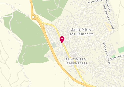 Plan de DELMAS Edwige, 55 Rue Belle Font, 13920 Saint-Mitre-les-Remparts