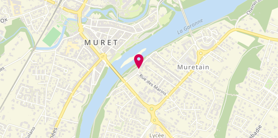 Plan de TOUZET Bertrand, 2 Quai Saint Marcet, 31600 Muret