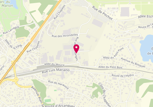 Plan de COUREAU Alexandre, 5 Rue des Mesanges, 64200 Biarritz