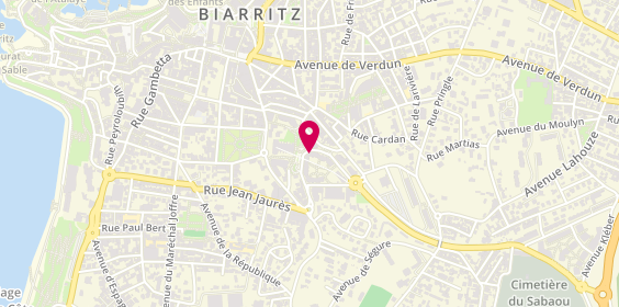 Plan de COLOMBIE Jean Baptiste, 3 Ter Avenue Francois Mauriac, 64200 Biarritz