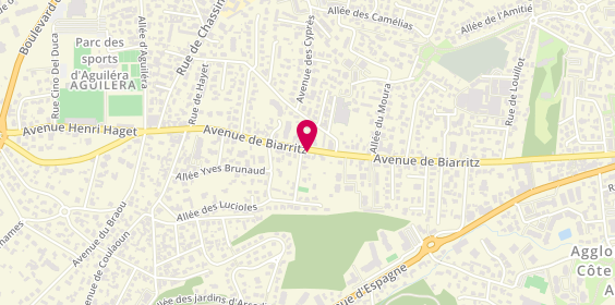 Plan de WULVERYCK Mélanie, 79 Avenue de Biarritz, 64600 Anglet