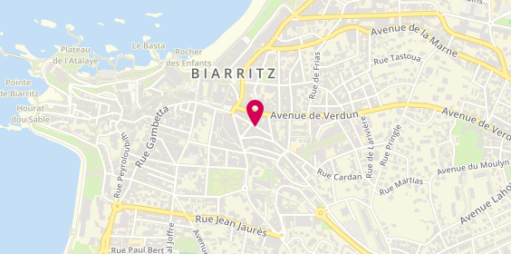 Plan de MORLAND Annie, 6 Rue du Helder, 64200 Biarritz