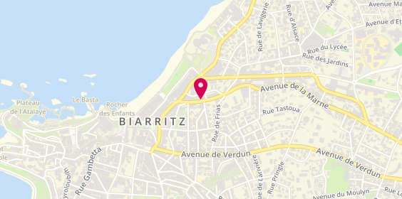 Plan de BRISSON Alex, 7 Avenue de la Marne, 64200 Biarritz