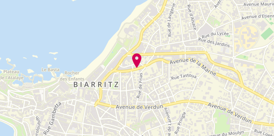 Plan de CHANIER Véronique, 13 Avenue de la Marne, 64200 Biarritz