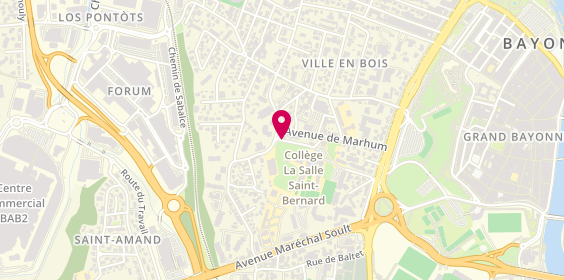 Plan de RAINA Antoine, 32 Rue Jospeh Lachique, 64100 Bayonne