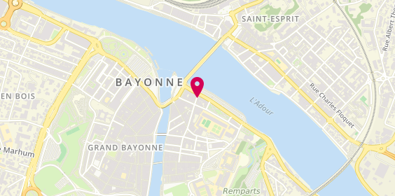 Plan de SUBIROS Bertrand, 1 Rue Jacques Laffitte, 64100 Bayonne