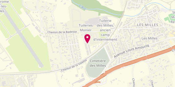 Plan de GUILLOUET Sylvain, 70 Rue de la Tuilerie, 13290 Aix-en-Provence