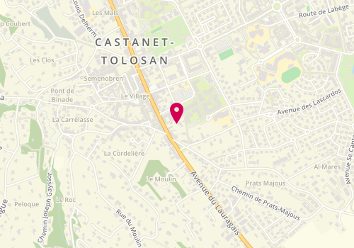 Plan de SCM Clerc Cassou, 27 Avenue du Lauragais, 31320 Castanet-Tolosan