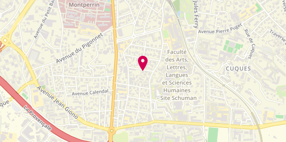 Plan de HAYM Isabelle, 10 Rue de Provence, 13090 Aix-en-Provence