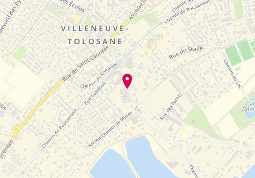 Plan de DUPIN Lucile, 22 Rue des Lavandieres, 31270 Villeneuve-Tolosane