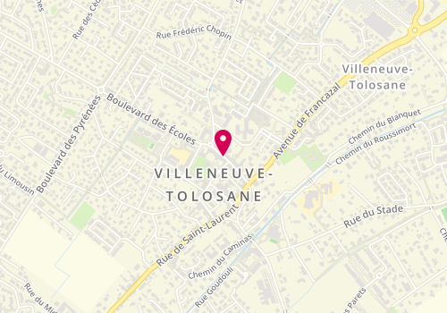 Plan de DELUGAS Tiphanie, 25 Rue de la République, 31270 Villeneuve-Tolosane