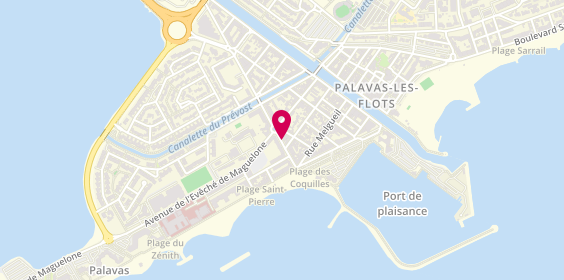 Plan de INSALACO Sandra, 12 Boulevard des Guilhems, 34250 Palavas-les-Flots