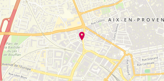 Plan de ACQUAFRESCA Meghan, 150 Avenue Georges Pompidou, 13100 Aix-en-Provence