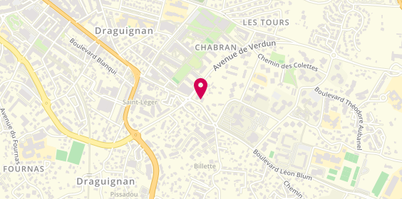 Plan de GUILLOUET Dagmar, 61 Boulevard Leon Blum, 83300 Draguignan