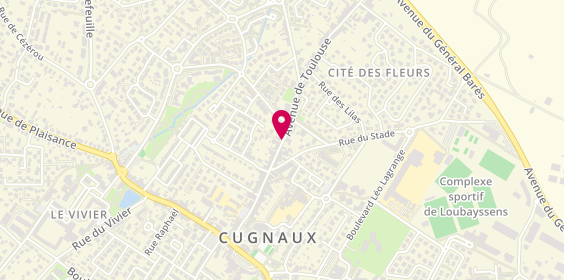 Plan de PRADELLE Alexandra, 51 Bis Avenue de Toulouse, 31270 Cugnaux