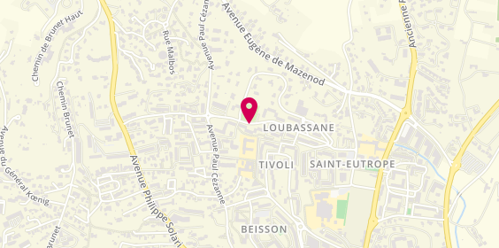 Plan de MASCLAUX Laurène, 9 Bis Avenue du Docteur Bertrand, 13090 Aix-en-Provence
