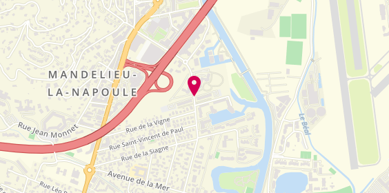 Plan de BELLUCCI Federica, 468 Boulevard des Écureuils, 06210 Mandelieu-la-Napoule