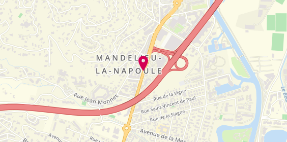 Plan de HOUMMASS Lisa, 391 Avenue de Cannes, 06210 Mandelieu-la-Napoule