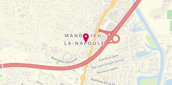 Plan de ZAIR Méhdi, 77 Rue Jean Monnet, 06210 Mandelieu-la-Napoule