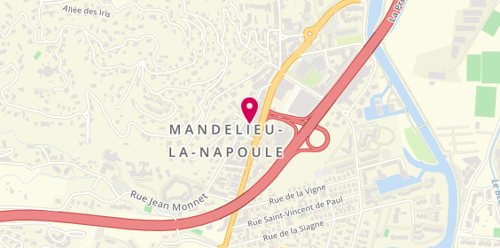 Plan de PAVY Stéphanie, 43 Rue Ludovic Guize, 06210 Mandelieu-la-Napoule