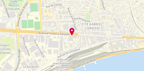 Plan de MULLER Julien, 155 Avenue Francis Tonner, 06150 Cannes