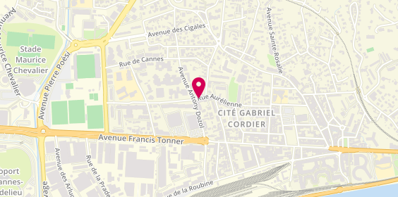 Plan de BAUDET Gaétan, 37 Rue Aurélienne, 06150 Cannes