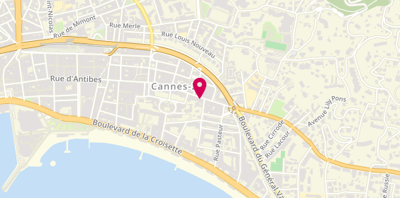Plan de ALBRECHT Lina, 144 Rue d'Antibes, 06400 Cannes