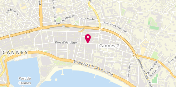 Plan de JOUANNET Patrick, 84 Rue D 'Antibes, 06400 Cannes