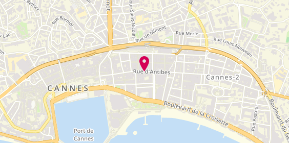 Plan de VULTAGGIO Nicolas, 50 Rue d'Antibes, 06400 Cannes