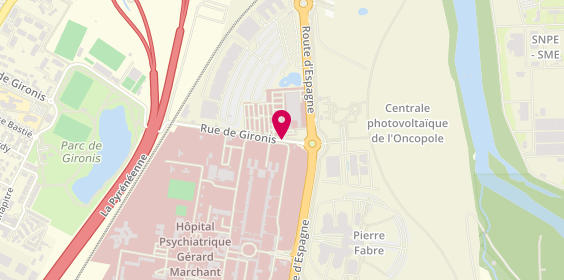 Plan de PEREZ LASSERES VÉRONIQUE, 45 Rue de Gironis, 31036 Toulouse