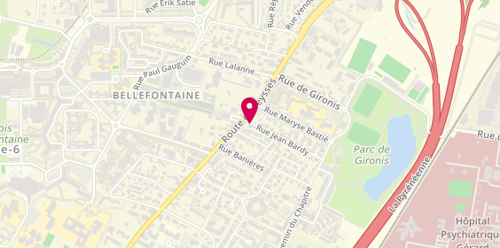 Plan de LEHOUSSE Silouane, 37 Rue Jean Bardy, 31100 Toulouse