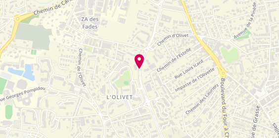 Plan de FILIPPI PRIEUR Claudine, 631 Avenue du General de Gaulle, 06110 Le Cannet