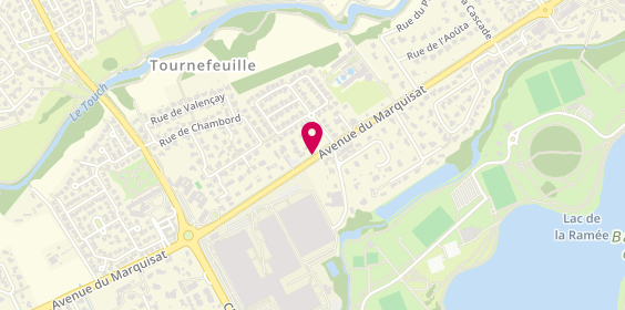 Plan de BOURGEOIS TAUPIN Sophie, 84 Avenue du Marquisat, 31170 Tournefeuille