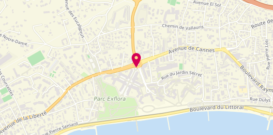 Plan de FAVRE Daniel, 55 Avenue de Cannes, 06160 Antibes
