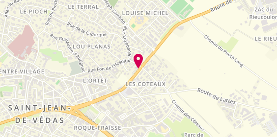 Plan de DAYA Jihane, 21 Route de Montpellier, 34430 Saint-Jean-de-Védas