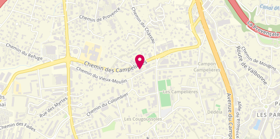 Plan de CRETTIEZ Emmanuelle, 37 Chemin du Colombier, 06110 Le Cannet