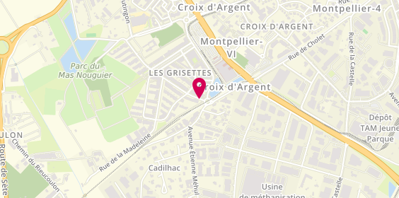 Plan de CHAPIRON Florian, 461 Avenue des Bergamotes, 34070 Montpellier