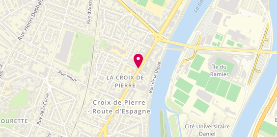 Plan de TOURLET Pauline, 89 Avenue de Muret, 31300 Toulouse