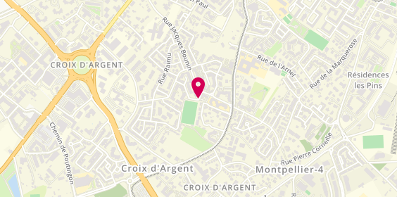 Plan de COHET Anne-Laure, 186 Rue Bourvil, 34070 Montpellier