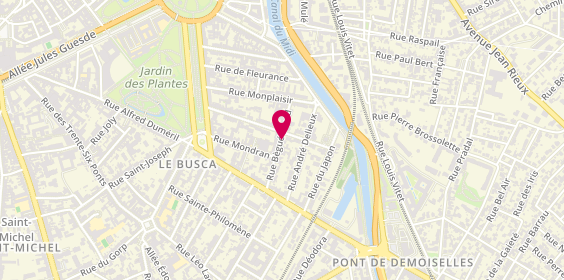 Plan de BARRIA Gaëlle, 20 Rue Bégué David, 31400 Toulouse