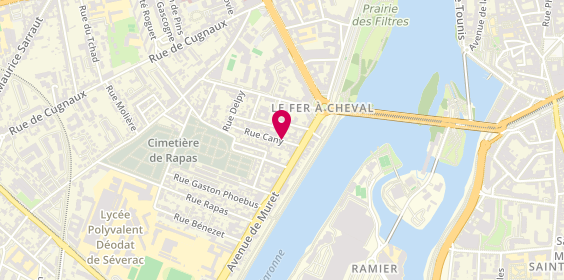 Plan de PEREZ RAFFY Marie Chantal, 8 Rue Cany, 31300 Toulouse