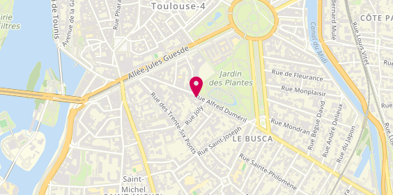 Plan de CHABASSIERE Alexis, 60 Rue Alfred Dumeril, 31400 Toulouse